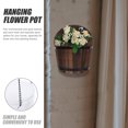 thumbnail image 5 of GETAJGHSD 2Pcs Wooden Flower Pot for Indoor and Outdoor in 9.3X8.1X5.5in, 5 of 7