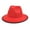 Red, variant on beishanbush Bucket Hats Woolen Top Hat Two Color Edging Hat Womens Flat Brimmed Jazz Hat Mens European and American Popular Two Color Hats Red