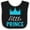Black and White, variant on Inktastic Prince, Little Prince, King, Crown, Baby Boy Boys Baby Bib