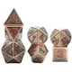 thumbnail image 3 of Pieces Metal Polyhedral Dice D4 D6 D8 D10 D12 D20 Die Set Style 1, 3 of 5