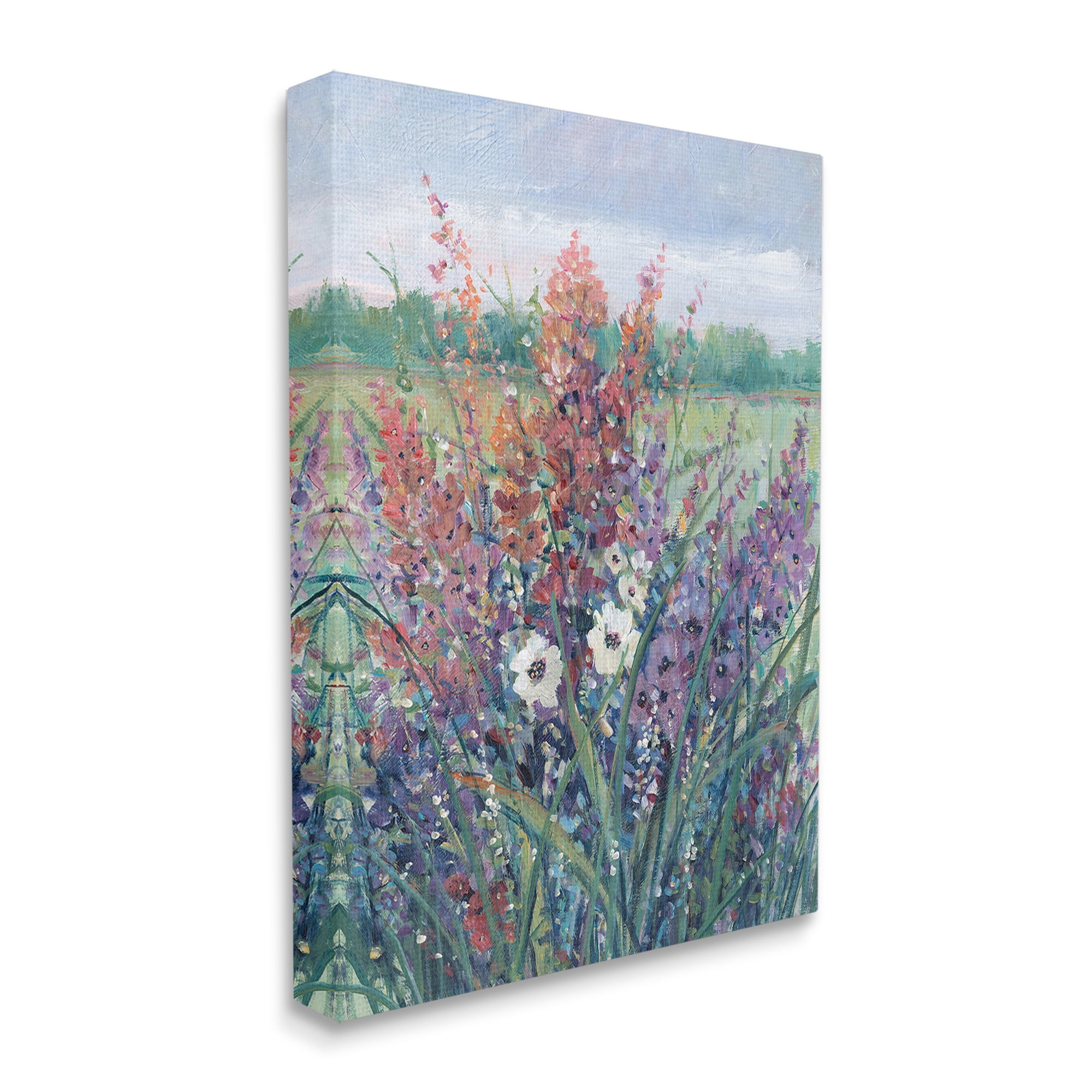 Stupell Industries Spring Meadow Florals Botanical & Floral Painting Gallery Wrapped Canvas Art Print Wall Art, 36 x 48