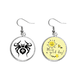 thumbnail image 1 of Insecto araña Negro Telaraña ilustración Pendiente Sol Flor Pendiente Joyas Moda Unbranded M, 1 of 3