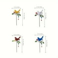 Outdoor Metal Bird Garden Stake Metal Bird Wind Chime Garden Decoration