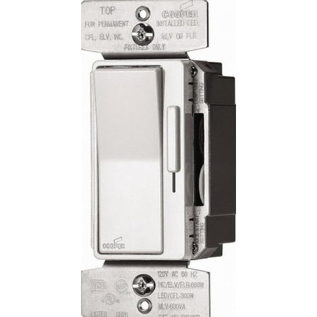 Eaton DAL06P-C5 Al Series Single Pole/3-Way Decorator Dimmer Switch
