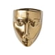 thumbnail image 3 of Maceta con forma de cara para decoración de pared, escultura colgante, maceta, jarrón de pared Dorado, 3 of 9