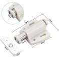 thumbnail image 2 of Cabinet Magnetic Snap Latch, Environmentally Friendly And Durable Magnetic Touch Latch For Heavy Duty Door, Soft Close Magnetic Latch Easy To Install For Wide Application (6 PCS), 2 of 5
