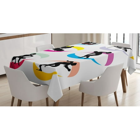 Olympics Decorations Tablecloth Icons Of Sport And Competition