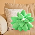 thumbnail image 4 of 2 Almohadas de con Suculentas para Sofá, Dormitorio, Decoración para hogar, Adorno de Juguete perfecl Almohada de cactus suculentas, 4 of 5