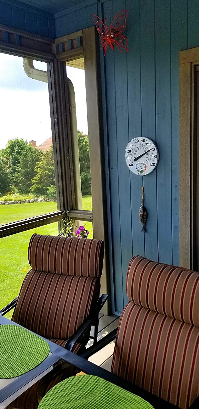 Ez Read 12in Thermometer With Hygrometer