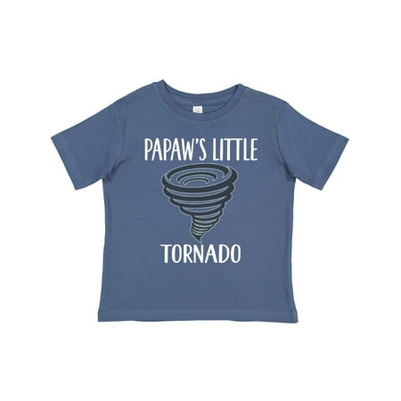 

Inktastic Papaws Little Tornado Boys Grandson Gift Toddler Boy Girl T-Shirt