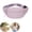 Purple, variant on Clossjun Women Man Fanny Pack Daily Wear Crossbody Bag Adjustable Belt Lightweight Waist Bag with Zipper Daypacks For Work Out Back To School Black