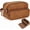 3.Brown(PU Leather), variant on Toiletry Bag for Men, Travel Toiletry Bag Travel Essentials, Dopp Kit Water-resistant Shaving Bag,Bathroom Bag Toiletries Organizer,Classic Black(Polyster)