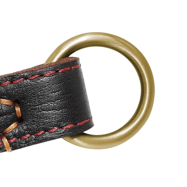 Durable Slip Real Leather Dog Collars Medium Large Dogs Choke