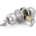 thumbnail image 1 of Door Handle, Round Knob Lock Door Lock, Key Lock, Latch Size 60mm, 1 of 5