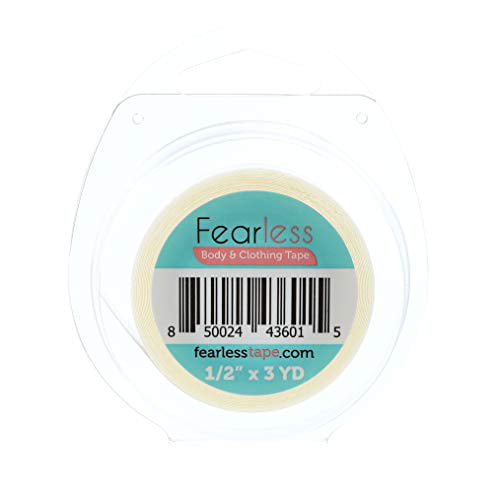 Clear Color for All Skin Shades Womens Double Sided Tape for Clothing and Body