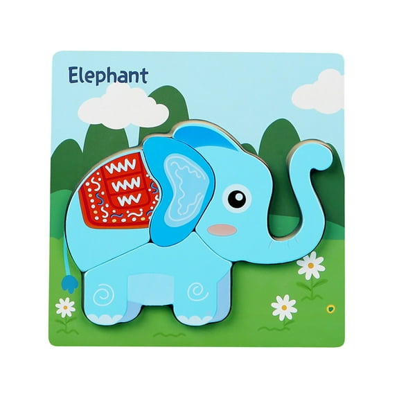 Tuscom Wooden Puzzles Animal Toddlers Kids, 1 xWooden Puzzle Toy