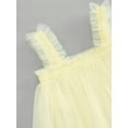 thumbnail image 6 of BABAMOON Toddler Baby Girl Tutu Dress Sleeveless Tulle Layered Princess Summer Dress Flower Wedding Dresses, 6 of 8
