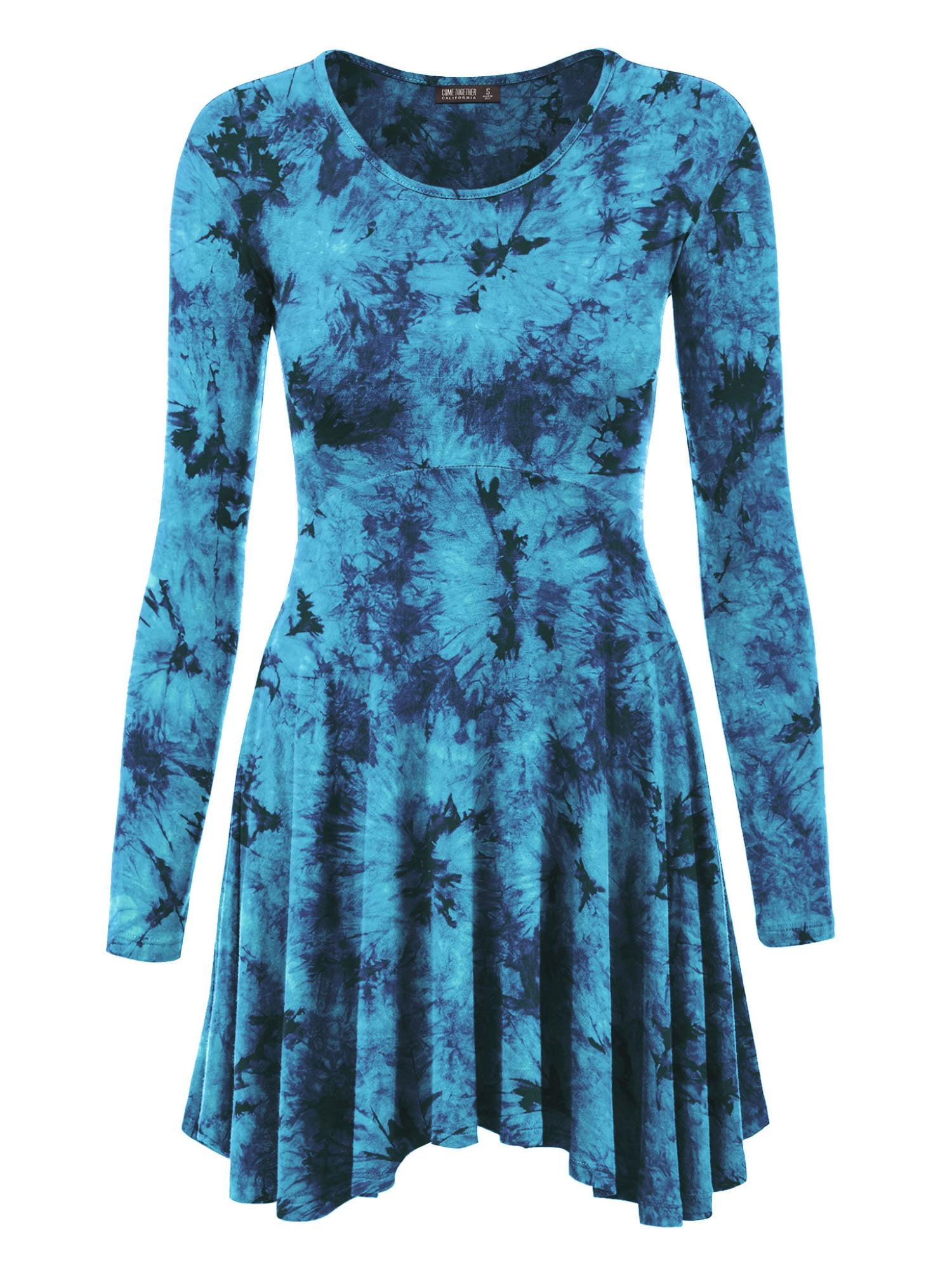 EJC TIE-DYE SHIMMER LONG SLEEVE TOP