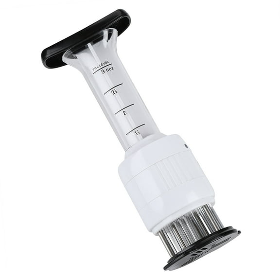 Meat Tenderizer, Injector, Resuable Professional Stainless Steel for BBQ Cooking