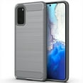 thumbnail image 1 of PANDACO Grey Brushed Metal Case for Samsung Galaxy S20, 1 of 3