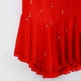 thumbnail image 4 of LIUHUO Red Figure Skating DressGirls Women Custom Red Rhinestone Figure Skating Dress Comfortable Flowing, 4 of 6