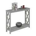 thumbnail image 3 of Pemberly Row Contemporary Console Table in Gray Wood Finish, 3 of 6