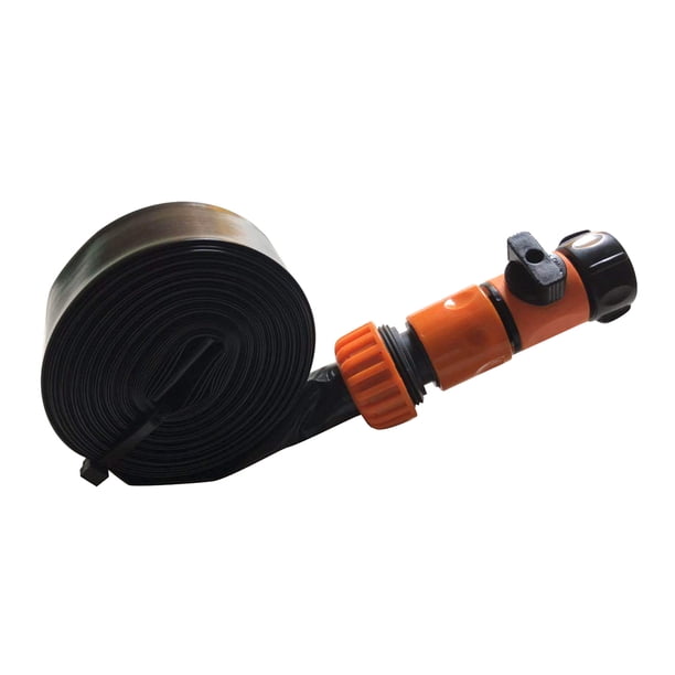 Vogacara Rociador de agua de trampolín para exteriores, jardín, patio, parque acuático, manguera de pulverización de agua, herramienta de juego de Deportes acuáticos amarillo 12m Vogacara FN0459-01B