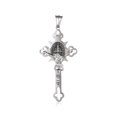 thumbnail image 1 of Collar con colgante de cruz de acero inoxidable Joyas collar colgante joyería, 1 of 6