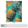 thumbnail image 4 of Orinice Pineapples Leaves Warm Lightweight Blanket Soft Fleece Throw Blanket for All Seasons - Multiple Sizes Available 50x60in, 4 of 6