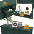 thumbnail image 6 of CBJCBJ 42" Farmhouse Console Table , 2 Drawer Narrow Long Entryway Table with Open Storage Shelf , for Living Room, Green, 6 of 9