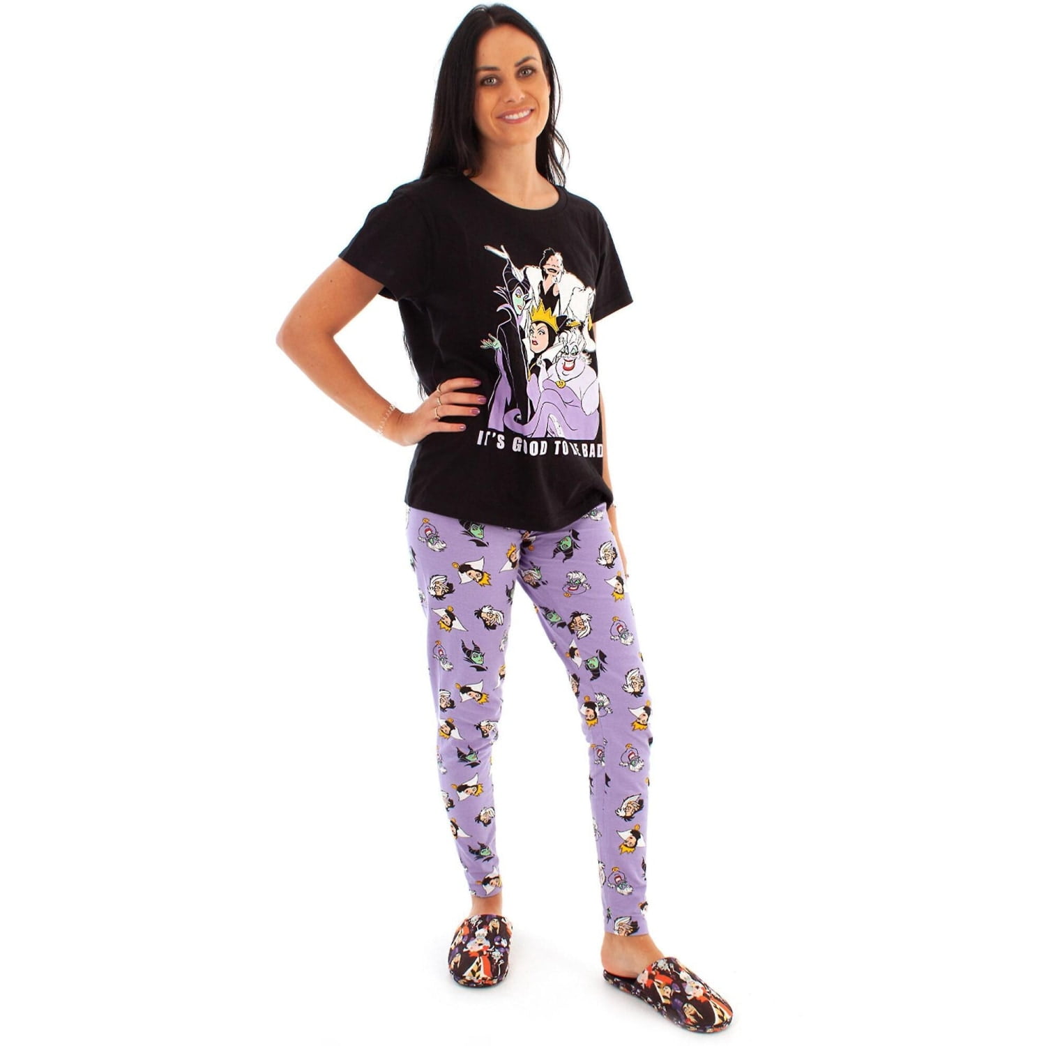 Disney Womens Its Good To Be Bad Villains Pyjama Set Other Xl