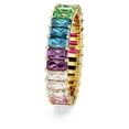 thumbnail image 3 of Anillo Swarovski Matrix Band con piedras tipo baguette multicolores, 3 of 4