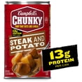 thumbnail image 3 of (3 pack) Campbell’s Chunky Soup, Ready to Serve Steak and Potato Soup, 18.8 oz Can, 3 of 16
