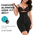 thumbnail image 3 of Lilvigor Waist Trainer Shapewear for Women Tummy Control Bodysuit Open Bust Corset High Waist Thigh Slimmer Body Shaper, 3 of 8