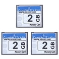 thumbnail image 1 of 3X Professional 2GB Compact Flash Memory Card for Camera, Advertising Machine, Industrial Computer Card,3 x Compact Flash Card,White&Blue, 1 of 1