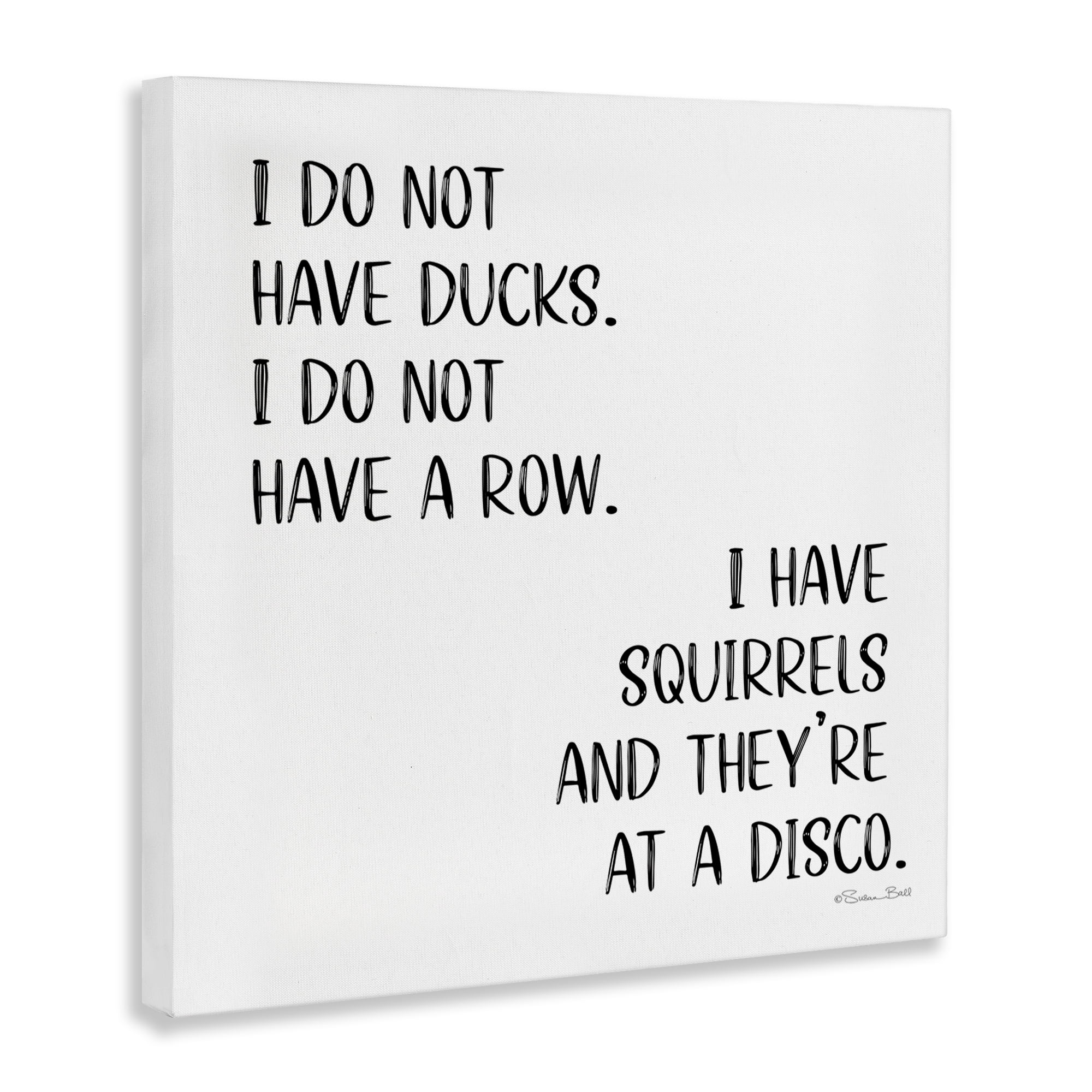 Stupell Industries Sassy Squirrels At Disco Novelty & Humor Painting Wrapped Canvas Art Print Wall Art, 17 x 17
