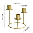 thumbnail image 3 of Home Decor QTOCIO Candle Stand Modern Structure with Sturdy Base for Home Decor Dining Table Centerpieces Weddings Events and Gift Giving, 3 of 5