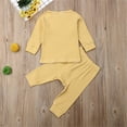 thumbnail image 3 of PENGXIANG Baby Boy or Girl Gender Neutral Striped Top & Pants  2pc Outfit Set, 3 of 4