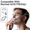 thumbnail image 2 of 2-Pack Air Fit P10 Headgear Strap,CPAP Headgear Replacements for P10 Nasal Pillow Mask,with 6 Adjus, 2 of 5