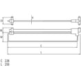 thumbnail image 4 of 2 Pcs Sliding Coat Hanger Rack Telescopic Coat Rack Pull-out Clothes Rack 250 Mm, 4 of 5
