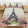 thumbnail image 2 of Eiffel Tower Bedding Sets Twin Duvet Cover 3 Piece Cute Bed Set for Boys Girls Kid, 2 of 6