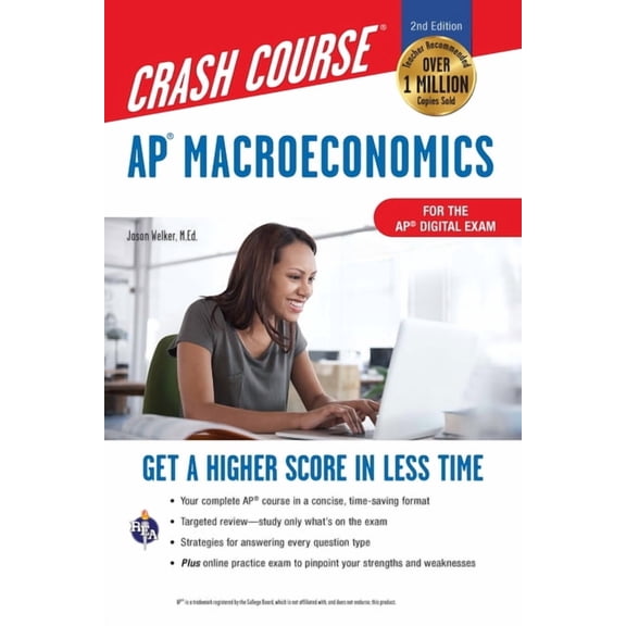 Advanced Placement (AP) Crash Course Ap(r) Macroeconomics Crash Course, Book   Online: Get a Higher Score in Less Time, (Paperback)