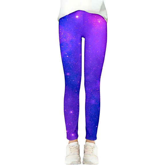 Stretch Leggings for Toddler Girls Yoga Pants for Jogging Sports High Waist Pants Size 3-4T ,White