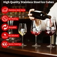 thumbnail image 7 of 18Pcs Metal Ice Cube,Reusable Whiskey Stones,Stainless Steel Ice Cubes,Refreezable Chilling Ice Cubes,Metal Chilling Rocks with Tongs and Drawstring Bag for Whiskey Vodka Juice Milk Soda, 7 of 7