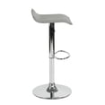 thumbnail image 3 of Taburete de bar Ajustable FurnitureR Juego de 2 sillas altura Ajustable gris Moderno, 3 of 6