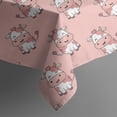 thumbnail image 5 of Pink Cow Pattern Square Tablecloth,Waterproof Square Table Cover,Wipeable Spillproof Washable Table Cover for Home Kitchen Party Decor 52"x52"(132x132cm), 5 of 6