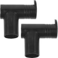 thumbnail image 4 of TOYMYTOY Right Angle Rack Connector Universal Clothes Rack Fittings Black 2Pcs, 4 of 6