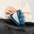 thumbnail image 5 of 1Pc Cute Period Bag Menstrual Cup Pouch, Large Storage Bag Sanitary Purse for Sanitary Napkin Pads, Octopus Blue Pattern Pads Organizer for Girls Women, 5 of 6