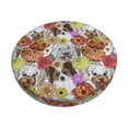 thumbnail image 2 of Round Bar Stool Seat Covers, Cute Dogs Puppy Elastic Round Chair Cover Stool Seat Slipcover Bar Stool Cushions Round Pad for 12-14 inch, 2 of 7