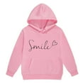 thumbnail image 5 of Girl Sets Size 7-8 Children Kids Boys And Girls Long Sleeve Letter Printed Lightweight Hoodie Sweatshirts And Long Pants Set Outfit Teen Girl Clothes, 5 of 5
